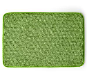 Piso de baño Chenille poliéster pistacho 40x60 cm