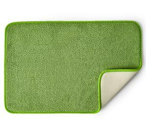 Piso de baño Chenille poliéster pistacho 40x60 cm
