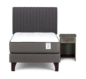Cama europea New Style 2 plus 1 plaza + set Lucio G