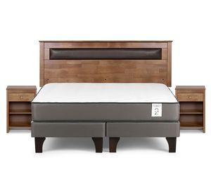Cama europea New Style 2 plus king base dividida + set Ferrara