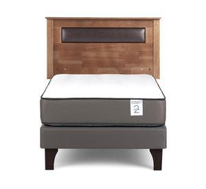 Cama europea New Style 2 plus 1 plaza + respaldo Ferrara