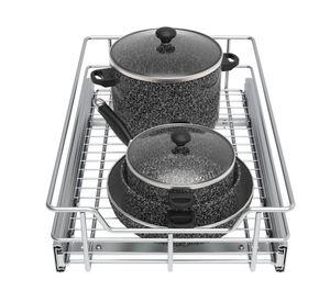 Bandeja retráctil interior cromada 28 cm
