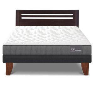 Cama europea 2 plazas Anatomic + respaldo Múnich