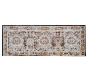 Alfombra pasillo Keni café 67x180 cm