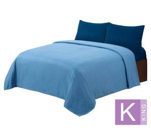 Sábana polar azul King