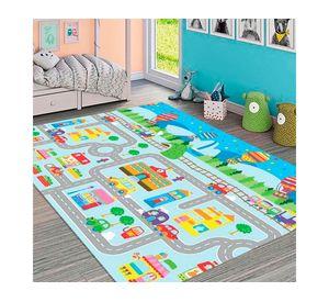 Alfombra infantil City 133x100 cm