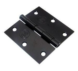 Bisagra acero 3.5x3.5''x2mm negro 3 unidades