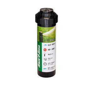 Aspersor rotor ajustable 32SA negro 5.8/9.8 m