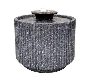 Fuente agua con LED Columnar 17 cm