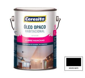 Oleo habitacional negro mate 1 galón