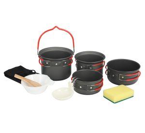 Set accesorios cocina camping 9 piezas