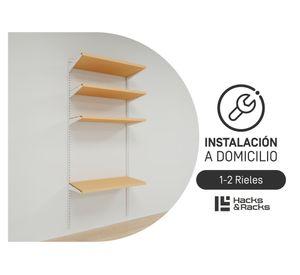 Instalación de 1 y 2 rieles para tu organizador Hacks and Racks
