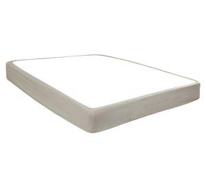 Faldón Box Spring ecru 2 plazas