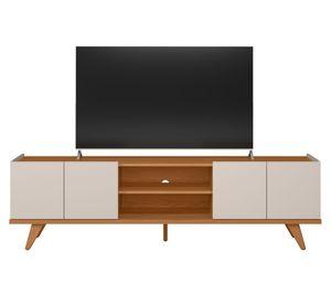 Rack TV 75" Brazos off white mate/freijo