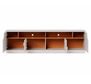 Rack TV 75" Santorini blanco
