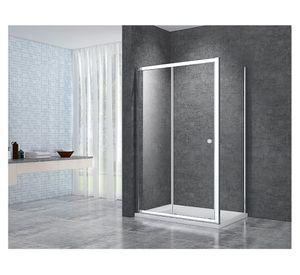 Shower ampliación transparente 100x185x0.8 cm