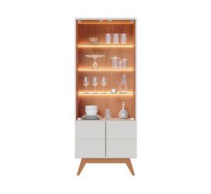 Vitrina Noronha blanco 4 puertas