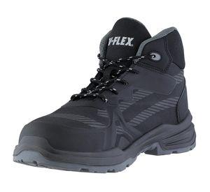 Botín de seguridad unisex VFlex V37 negro mate