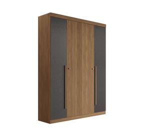 Clóset 4 puertas Buriti grafito 219x155x46.3 cm