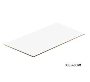 Cerámica muro blanco liso mate 30x60 cm 1.62 m2
