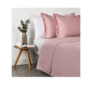 Quilt Wash Rosa 2 plazas