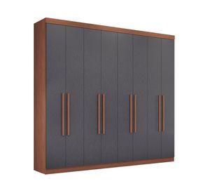 Clóset 8 puertas Master grafito 219x238.8x46.3 cm