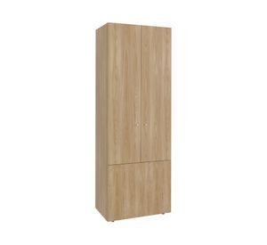 Clóset 3 puertas fresno europeo 170x60x40.2 cm