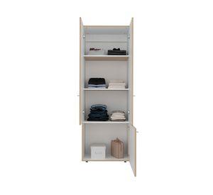 Clóset 3 puertas fresno europeo 170x60x40.2 cm