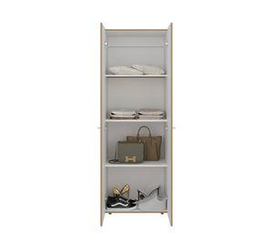 Clóset 2 puertas fresno europeo 170x60x40.2 cm