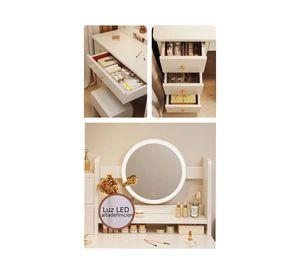 Tocador Lux blanco 6 cajones