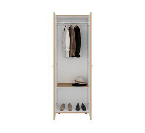 Clóset 2 puertas fresno europeo 170x60x40.2 cm