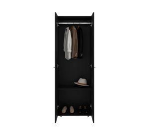 Clóset colgador 2 puertas wengué 170x60x40.2 cm
