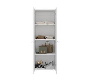 Clóset 2 puertas blanco 170x60x40.2 cm