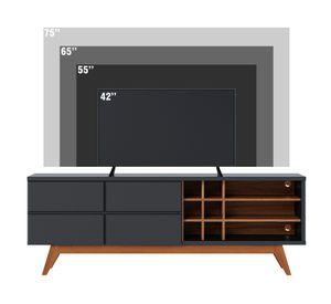 Rack TV 75" Noronha negro