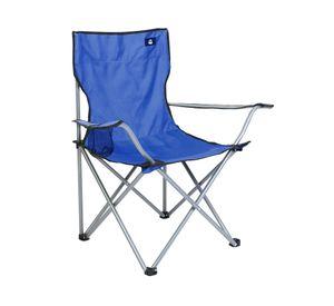 Silla camping 82x80x48 cm azul