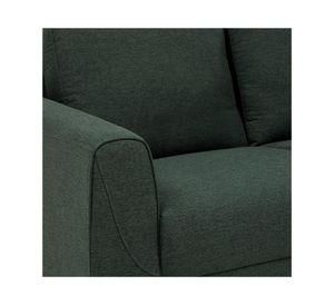 Sofá 3 cuerpos Padua poliéster verde