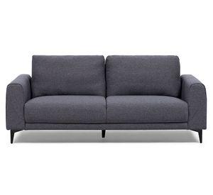 Sofá 3 cuerpos Padua poliéster grafito