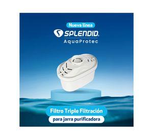 Filtro Triple 2 un. blanco