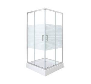 Shower líneas Strava blanco 185x80x80 cm