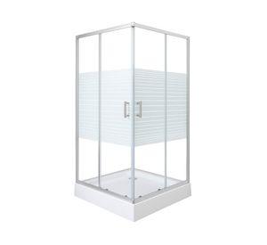 Shower líneas Strava blanco 185x90x90 cm