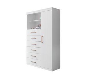 Cómoda Maraba blanco 6 cajones
