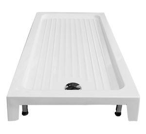 Receptáculo rectangular blanco 13x160x70 cm