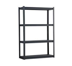Estante 4 repisas negro 152x100x35 cm