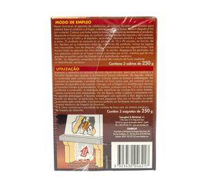 Deshollinador chimenea leña 3 un. 250 g