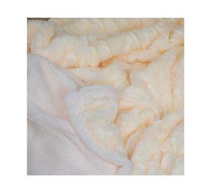 Manta plush sherpa Deluxe beige 1 un.
