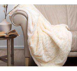 Manta plush sherpa Deluxe beige 1 un.
