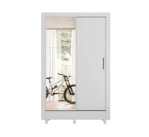 Clóset 2 puertas 2 cajones Bélgica blanco 191x106.6x46 cm