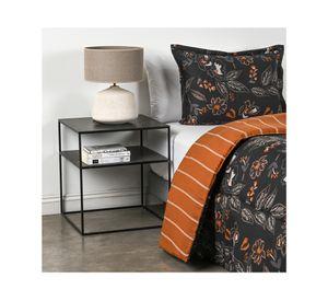 Plumón Shadow negro 1.5 plazas