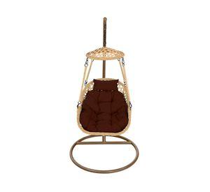 Silla colgante Nipona caramelo café