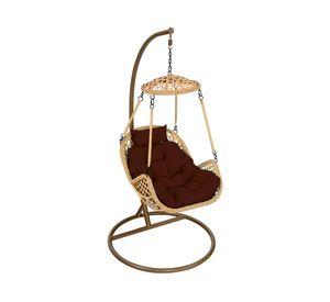 Silla colgante Nipona caramelo café